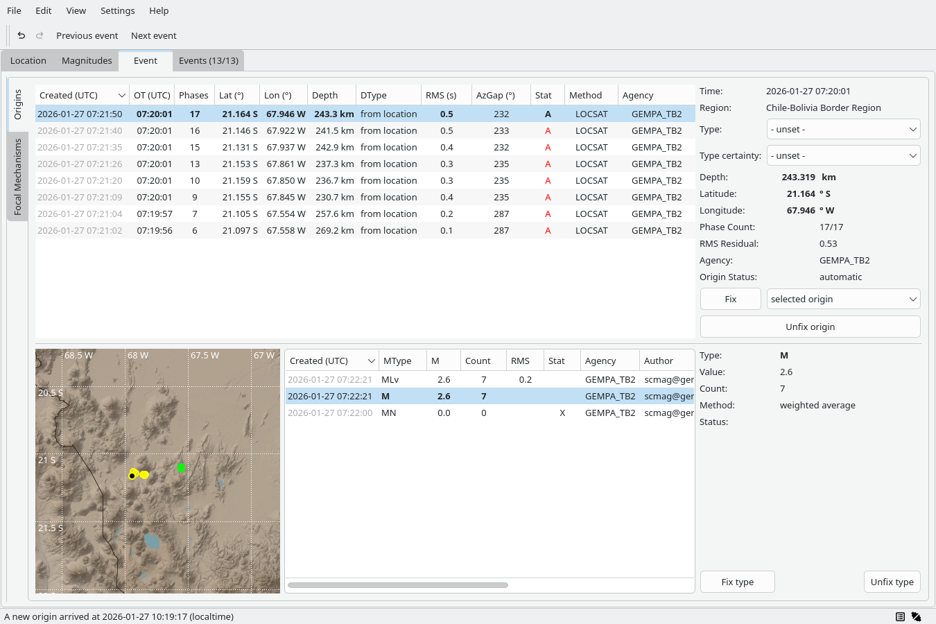 scolv event tab with origins